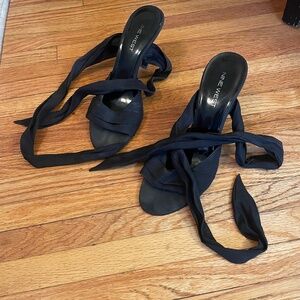 Nine West Vintage Black Sandals 7.5